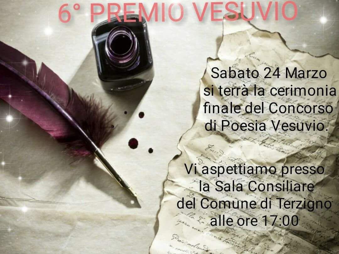 Concorso letterario Vesuvio  VI Edizione - 24 marzo 2018