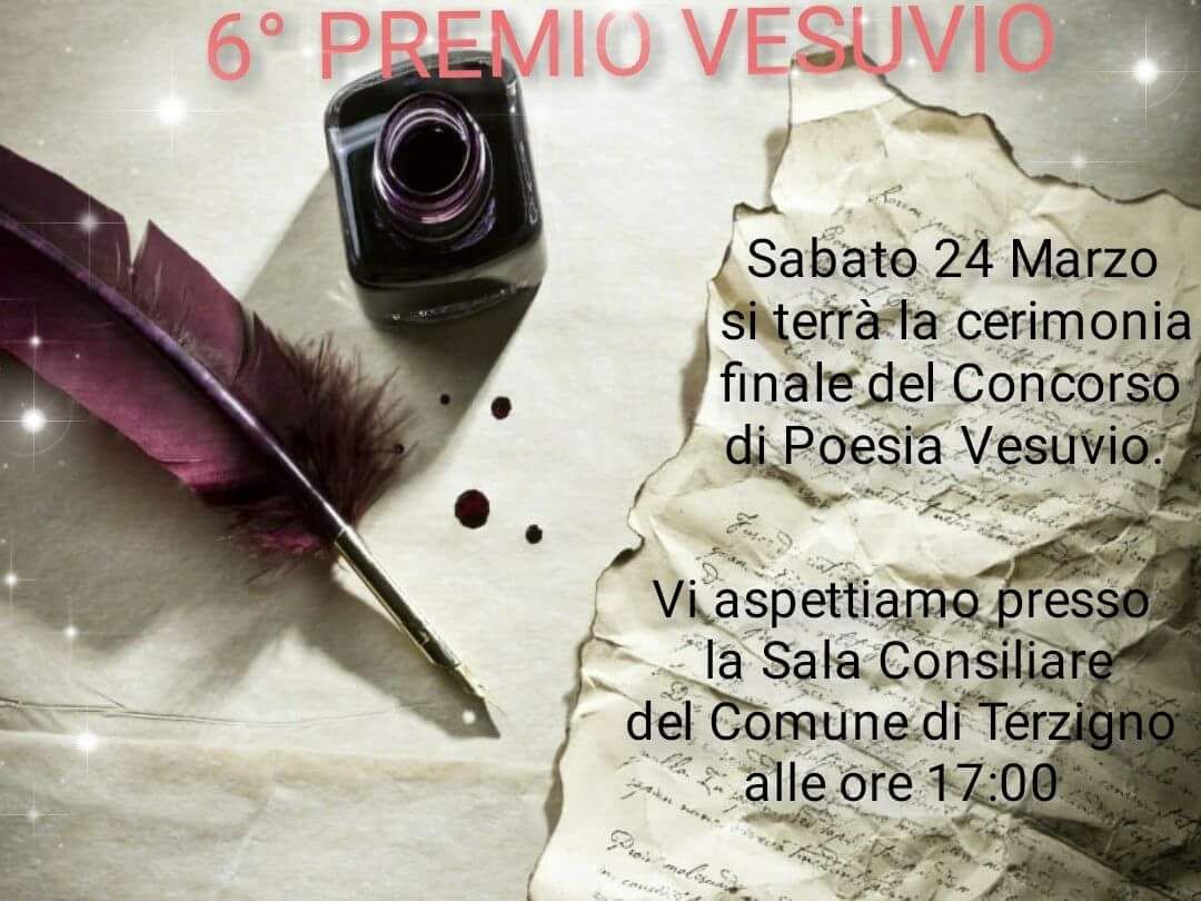 24 marzo 2018 - Premio Letterario Vesuvio VI edizione