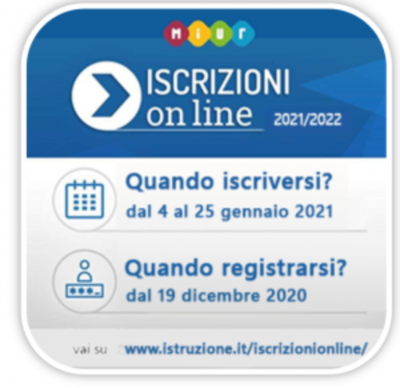 SPORTELLO ISCRIZIONI online  2021/2022    