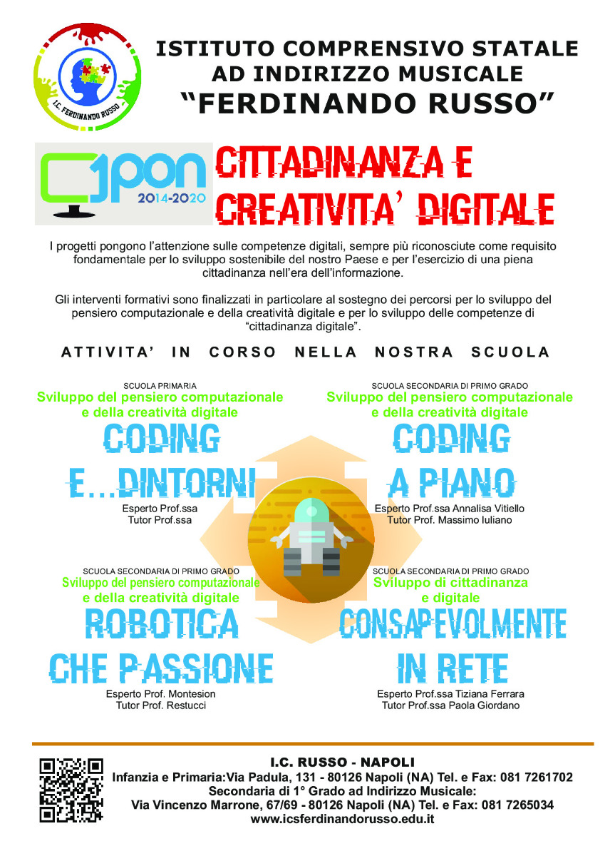 PON Cittadinanza e Creatività Digitale   A.S. 2019/2020