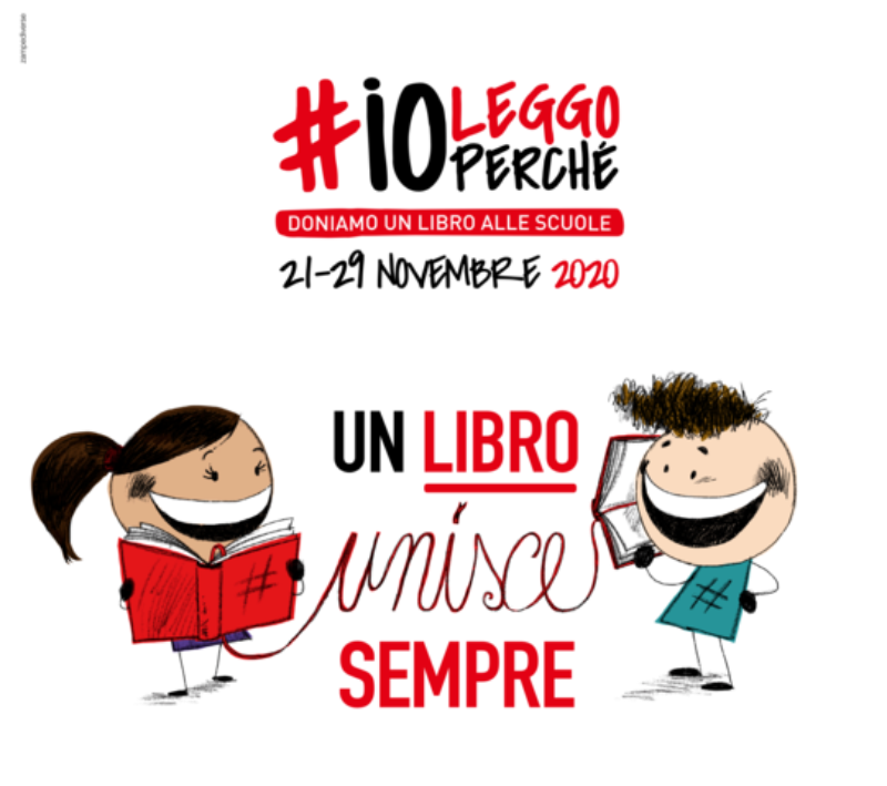 TORNA L’INIZIATIVA #IO LEGGO PERCHÉ’ PER DONARE UN LIBRO ALLA TUA SCUOLA