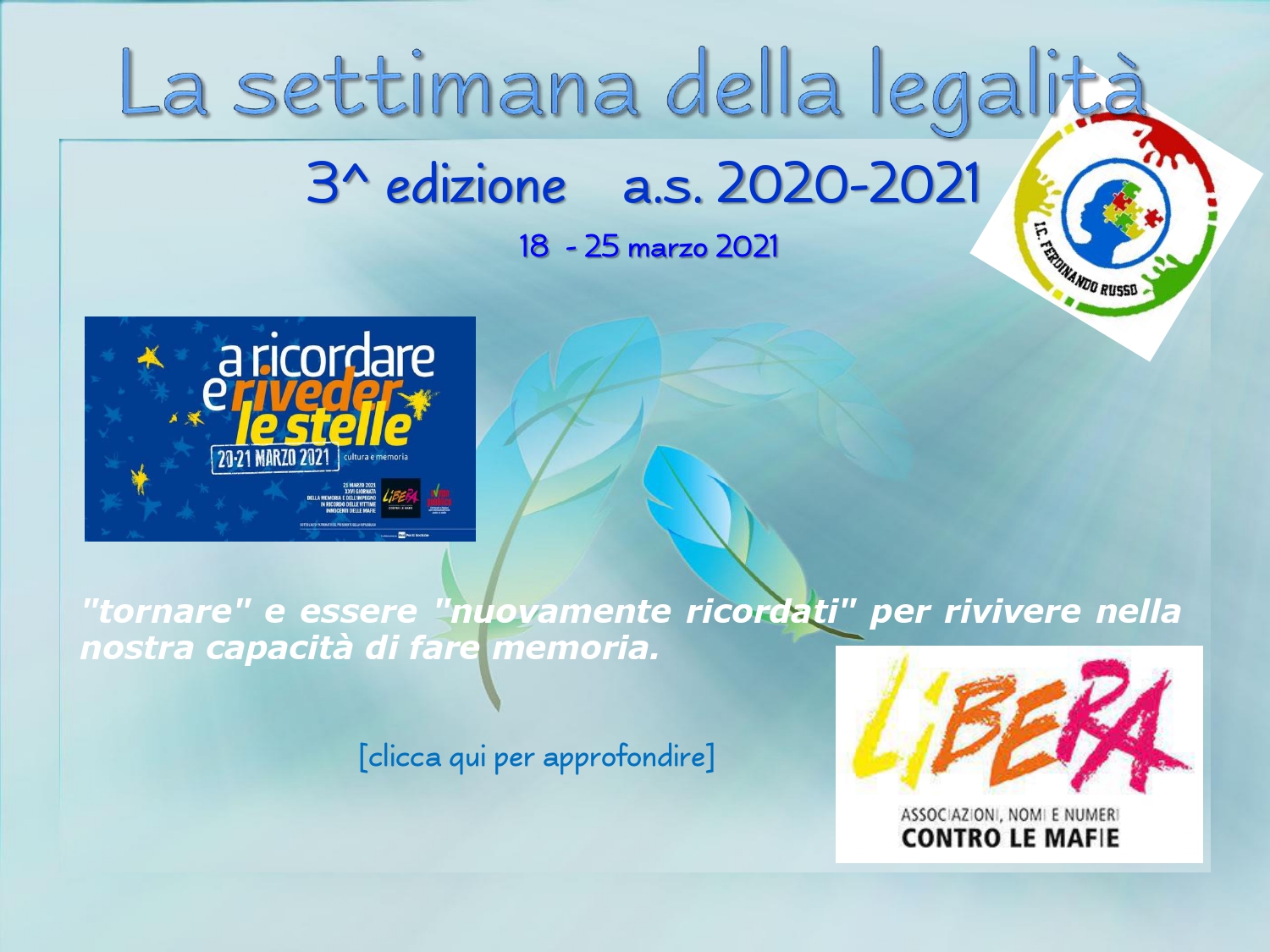 La settimana della legalità